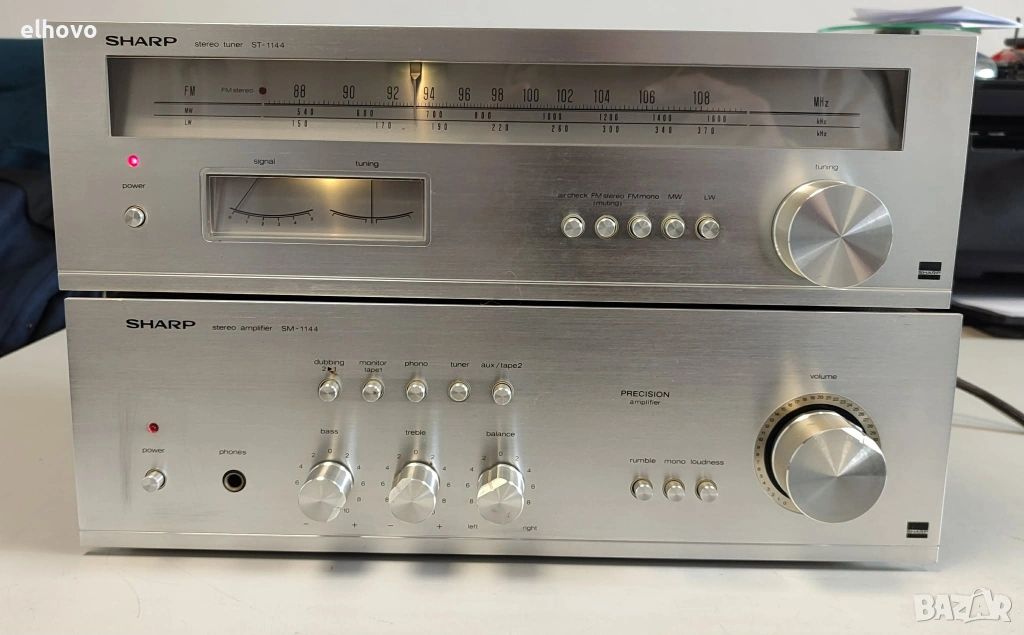 Стерео усилвател, тунер Sharp SM, ST-1144, снимка 1
