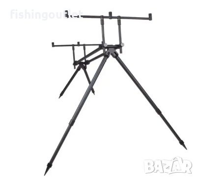 Изцяло метална шаранска стойка за три въдици Osako Faith, снимка 1
