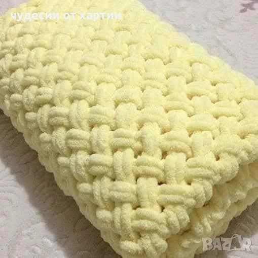 ПРОМО !РЪЧНО ПЛЕТЕНА БЕБЕШКА ПЕЛЕНА, снимка 1
