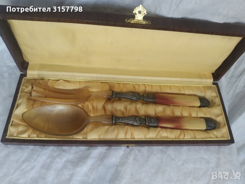 стари прибори за сервиране -комплект, снимка 1