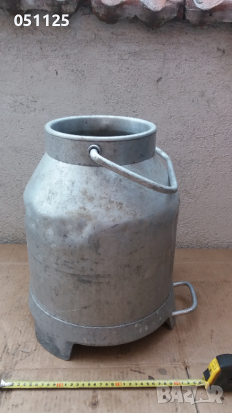 стар алуминиев гюм за мляко, 30 литра , снимка 1