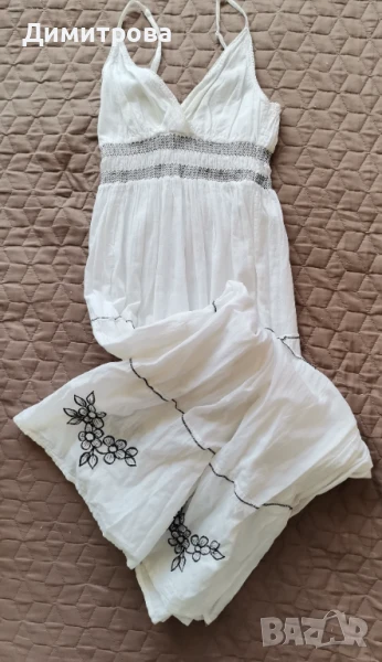 Бяла дълга рокля, снимка 1