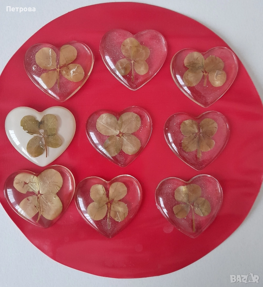 Четирилистната детелина в сърце, снимка 1