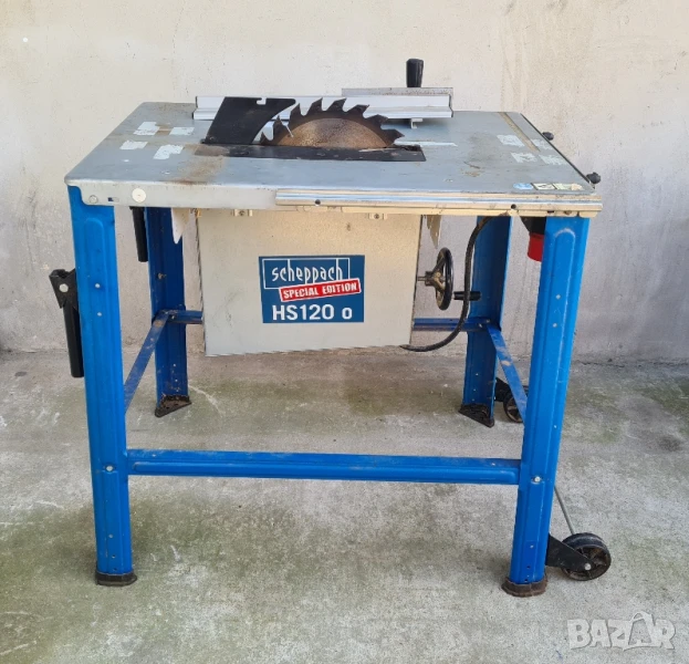 Циркуляр Scheppach HS 120 o трифазен във много добро състояние , снимка 1