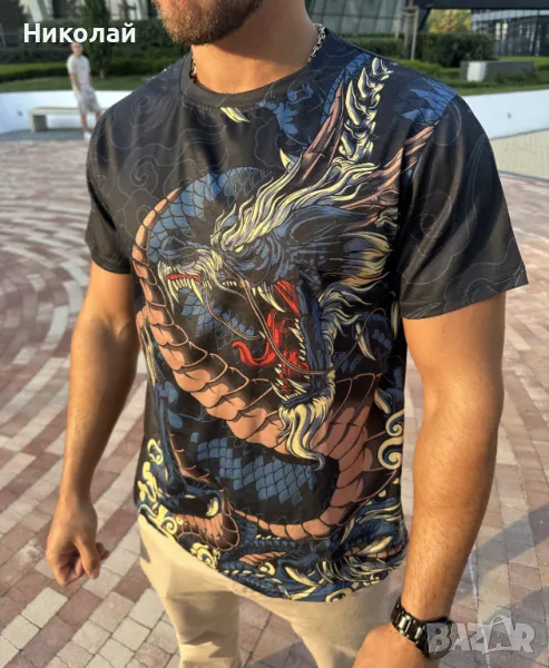 Мъжки тениски в японски дизайн, снимка 1