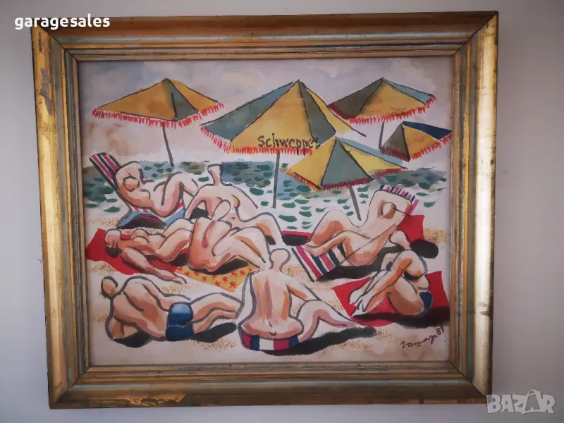 Картина на Румен Гашаров 50х60 81-ва година, снимка 1