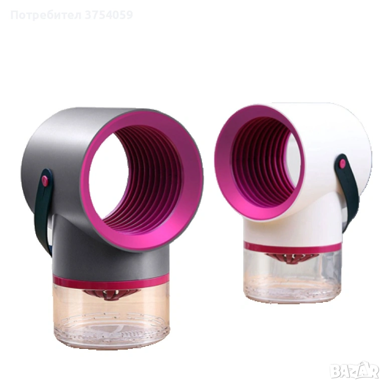 Лампа против комари, USB зареждане, улавя до 20 квадратни метра, снимка 1