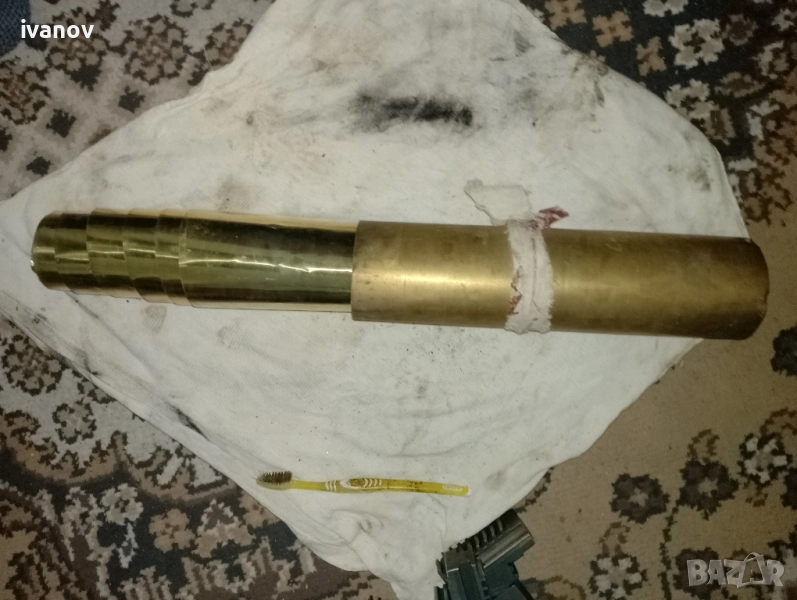 Месинг латун, 0,1/ 0,3 мм., снимка 1