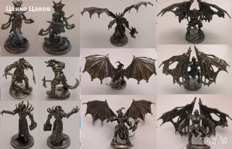 Фигурки за настолни ролеви игри - скелети, демони, вампири, неживи dungeons and dragons и други, снимка 1