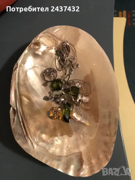 Перлена мида- поставка за бижута, снимка 1