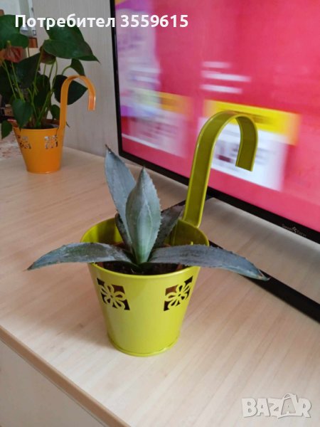 метална кашпа за окачване, снимка 1