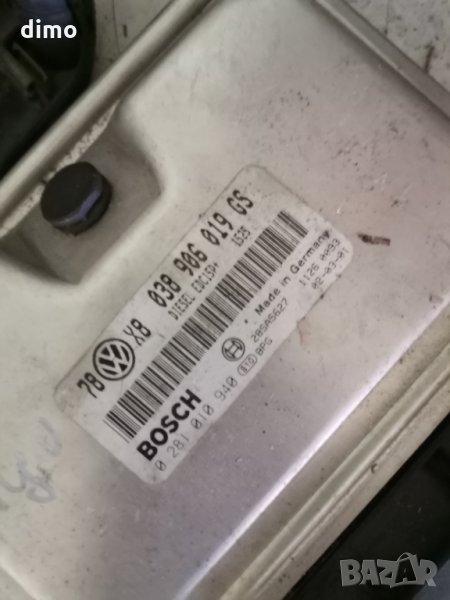 Компютър за VW Audi Seat Skoda 038906019GS ( 038 906 019 GS ) 0 281 010 940 , снимка 1