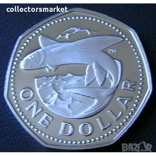 1 долар 1973 PROOF, Барбадос, снимка 1
