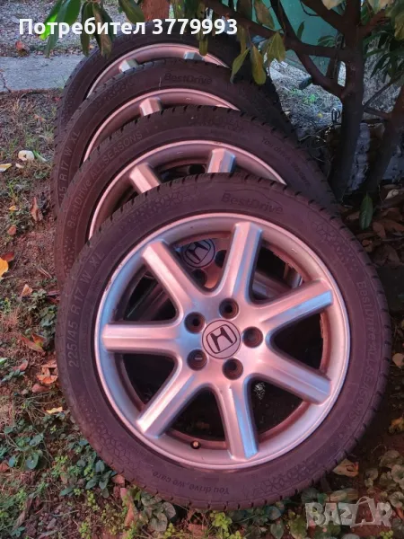 Лети джанти със зимни гуми за Хонда Сивик 8 генерация.
, снимка 1