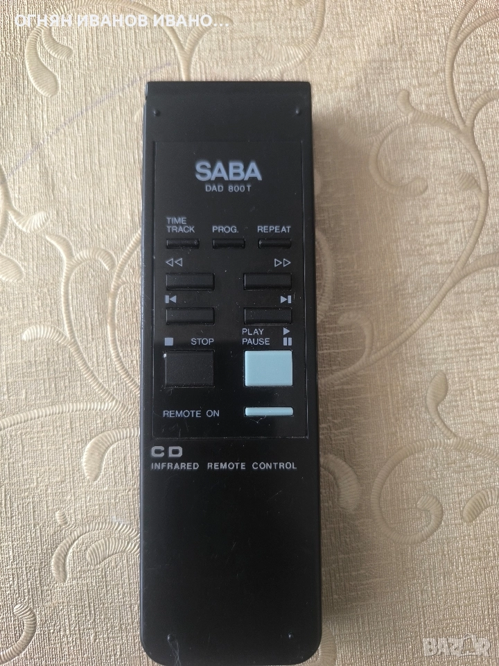 Saba DAD 800 T оригинално дистанционно за CD, снимка 1
