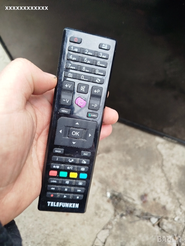 Дистанционно за телевизор telefunken , снимка 1