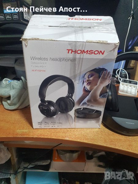 Безжични слушалки Thomson 100м обхват, снимка 1
