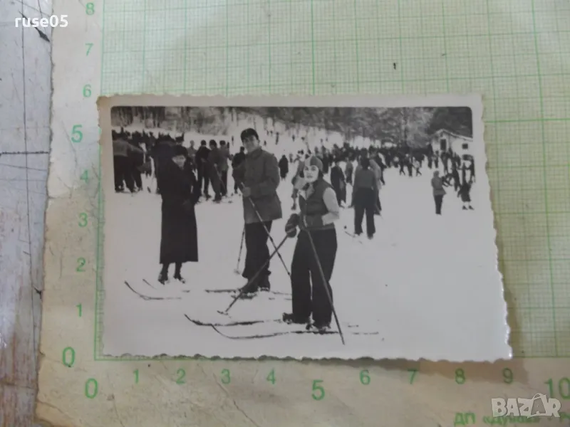 Снимка стара на ски при Люлин - 1, снимка 1