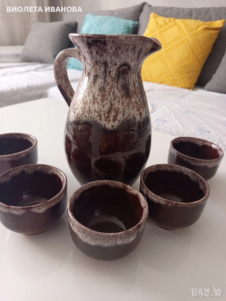българска керамика сервиз., снимка 1