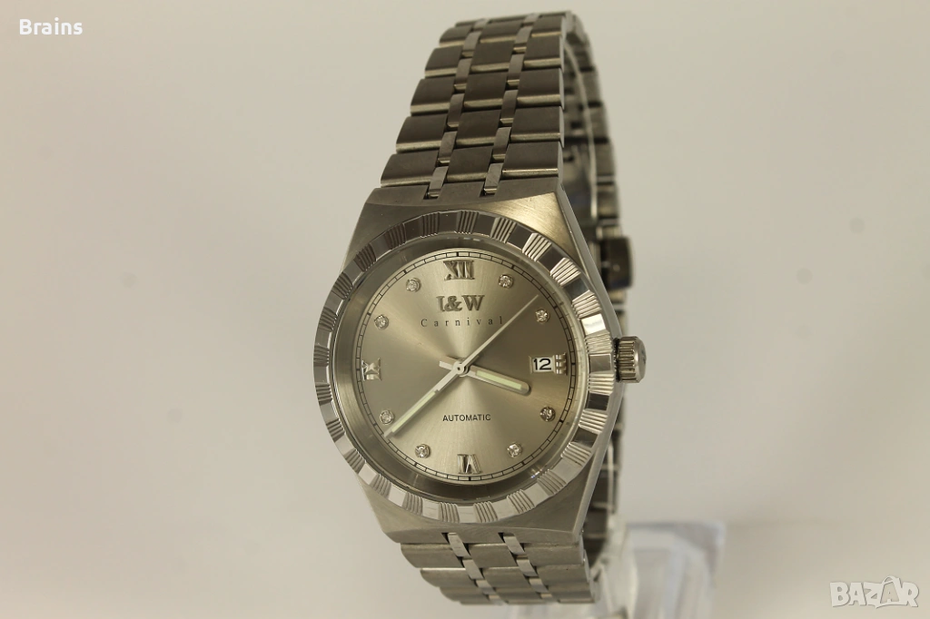 Нов CARNIVAL Automatic NH36 Стоманен Мъжки Часовник, снимка 1