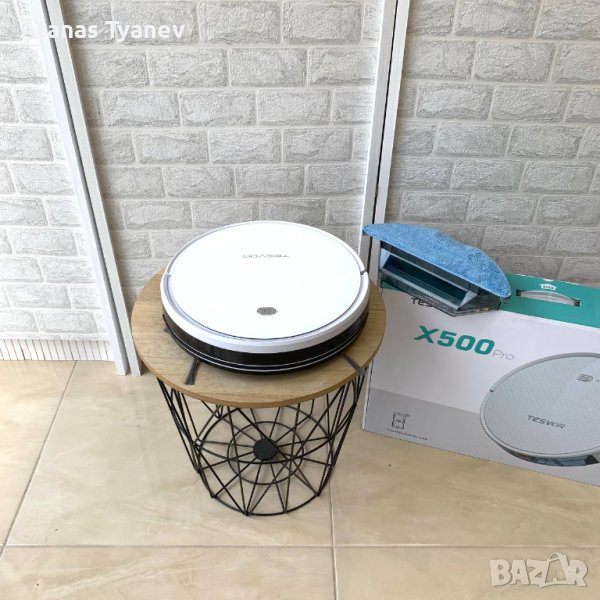 Робот прахосмукачка Tesvor X500 Pro сухо мокро почистване WiFi 1800Pa, снимка 1