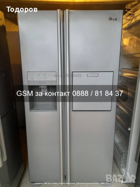 Хладилник с фризер Side by Side, LG GW-P227BLQV,A+, No Frost , снимка 1