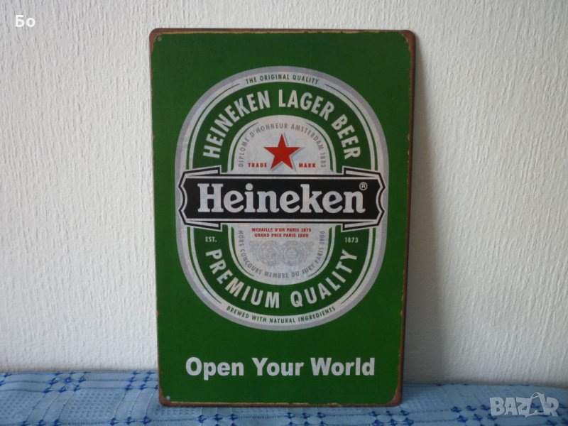 метална табела Heineken, снимка 1