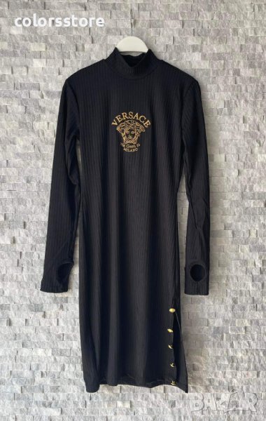 Черна рокля Versace  код Р242, снимка 1