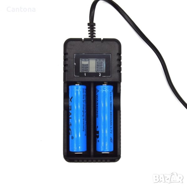Двойно зарядно устройство за Li-Ion акумулаторни батерии 26650 18650 16340 14500 и др., снимка 1