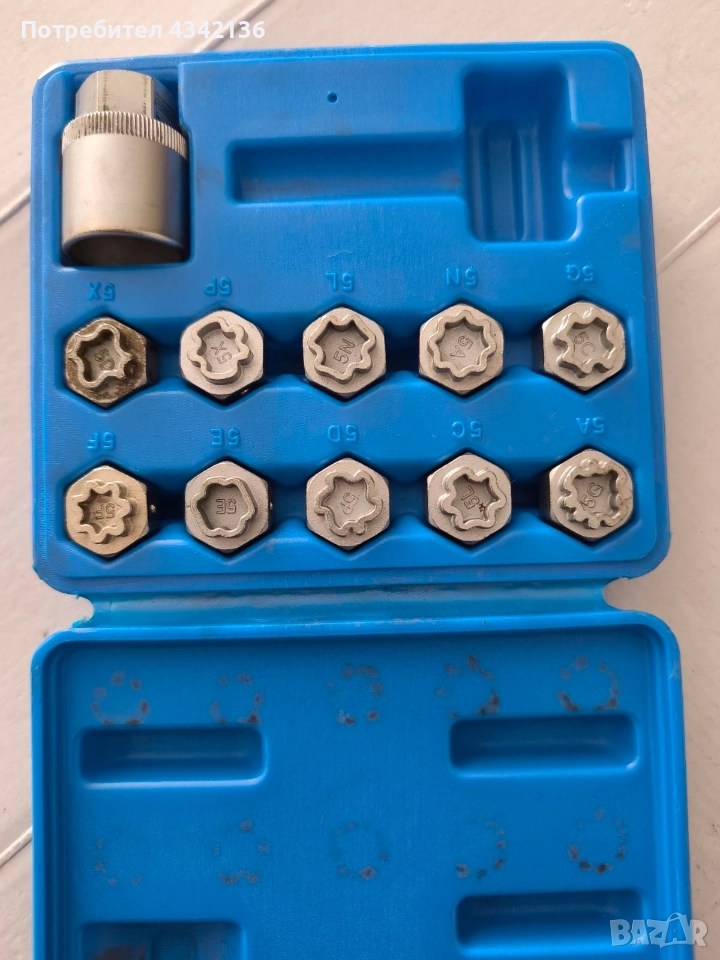 Комплект за развиване на секретни болтове , снимка 1