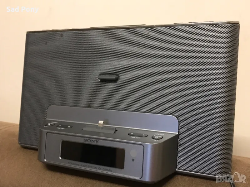 Sony ICF-DS15iPN докинг станция с радио , снимка 1