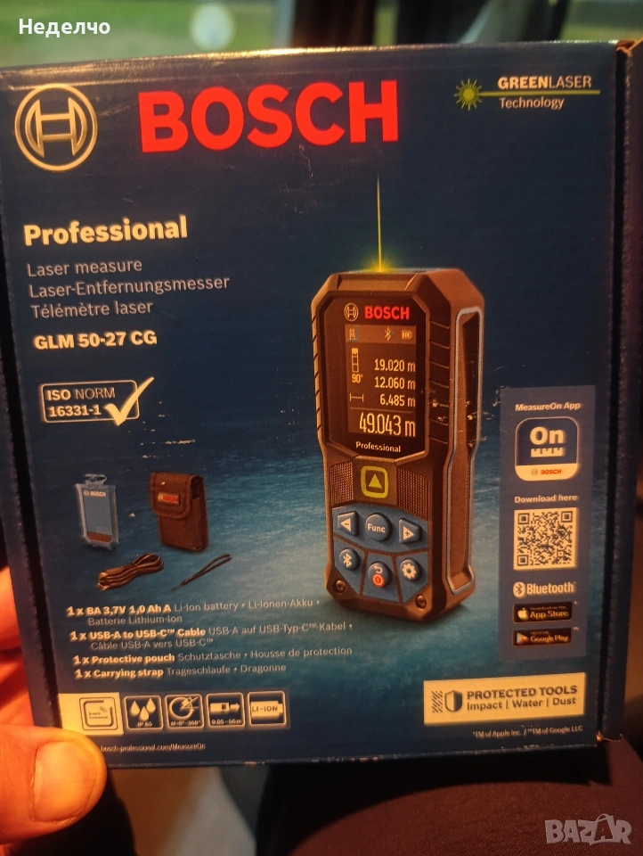 Лазерна ролетка BOSCH GLM 50-27 CG , снимка 1