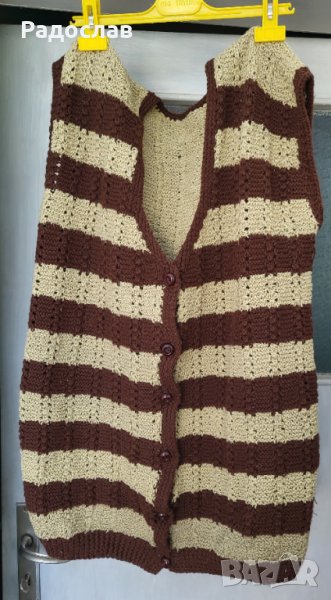Продавам вълнен елек жилетка с копчета  Унисекс , снимка 1