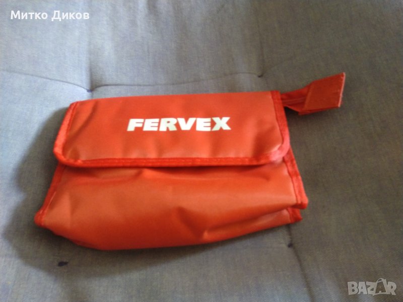 Чанта от промазан плат с огледало за козметика принадлежности-лекарства и други 155х115мм, снимка 1