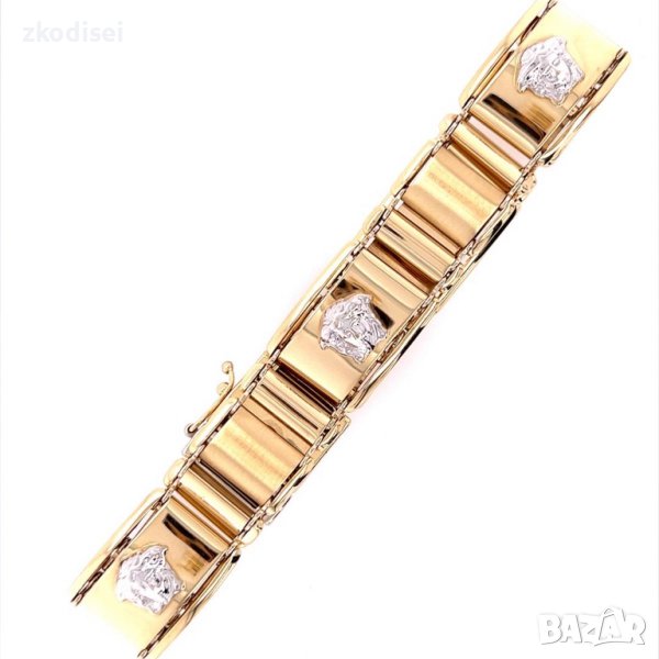 Златна мъжка гривна 31,18гр. 22см. 14кр. проба:585 модел:17769-1, снимка 1