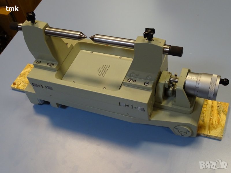 Бианимерна стойка Carl-Zeiss с микрометричен винт 0.001 mm, снимка 1