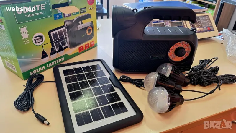 ПРОМО!! Соларна Къмпинг система GDLITE GD-8017AM, снимка 1