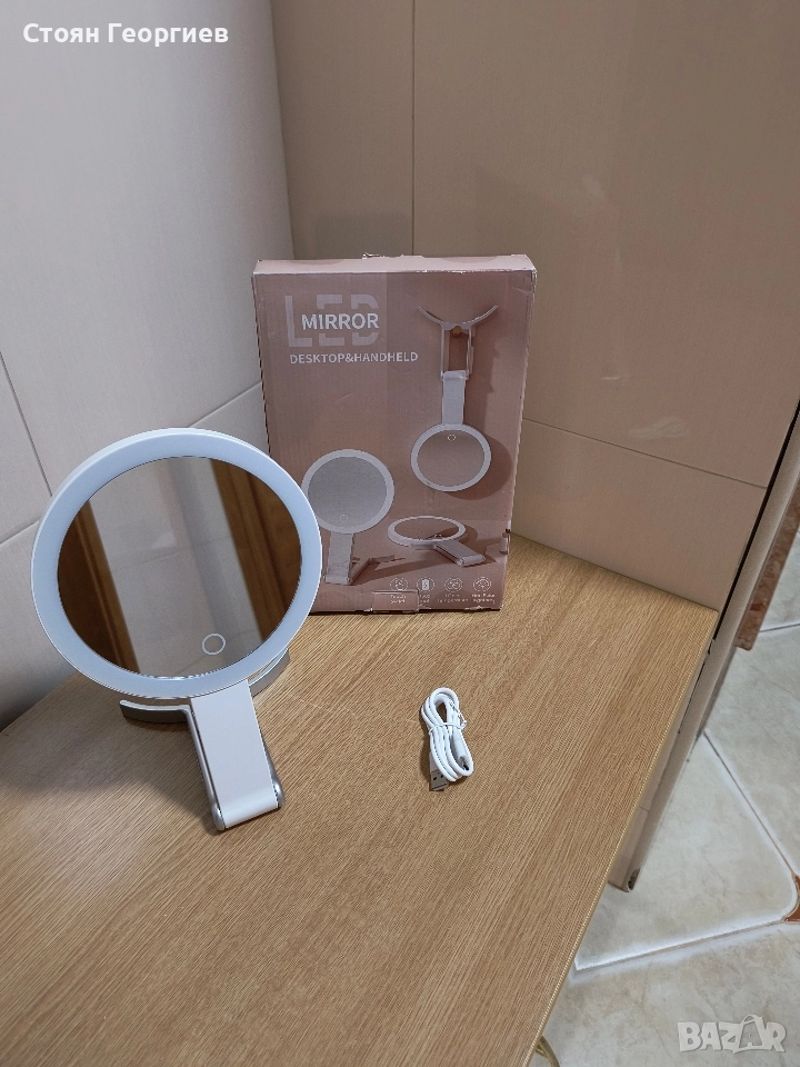 Чисто ново огледало за гримиране безжично, снимка 1