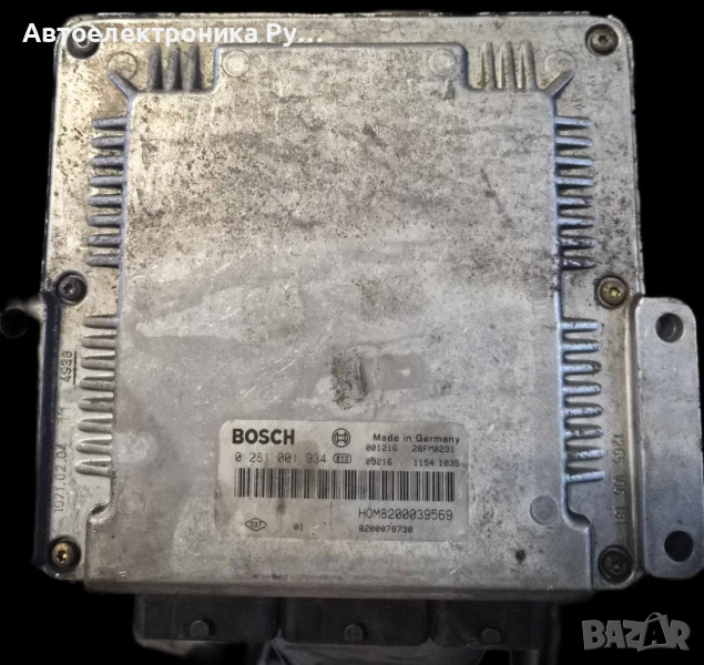 компютър RENAULT scenic 1.9 DCI BOSCH ,0 281 001 934, 0281001934, HOM 8200039569, 8200078730, снимка 1