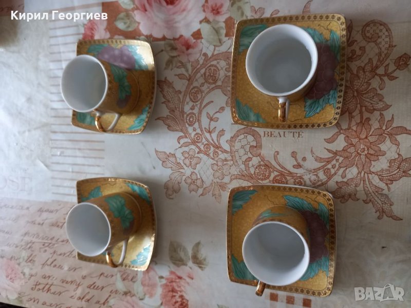 Красив Японски порцеланов сервиз за кафе , снимка 1