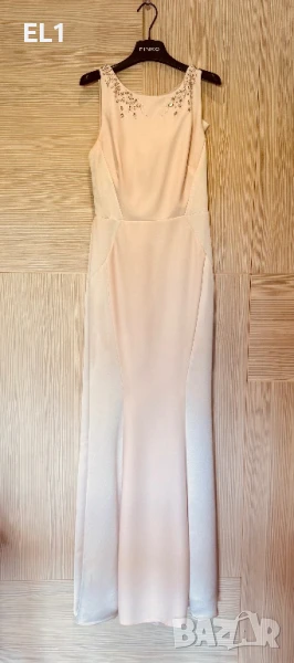 Бална рокля в бебешко розов цвят, снимка 1