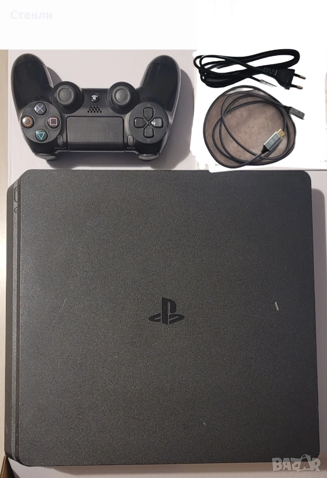 PlayStation 4 Slim-Jet Black, снимка 1