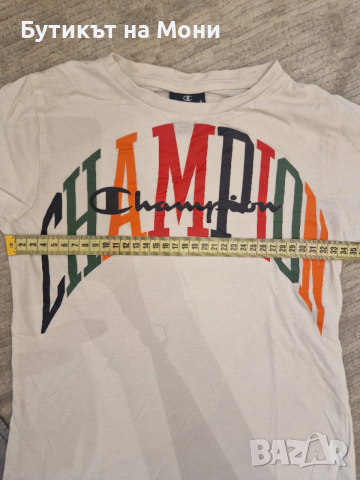 Два броя детски памучни тениски Champion, снимка 5 - Детски тениски и потници - 53856246