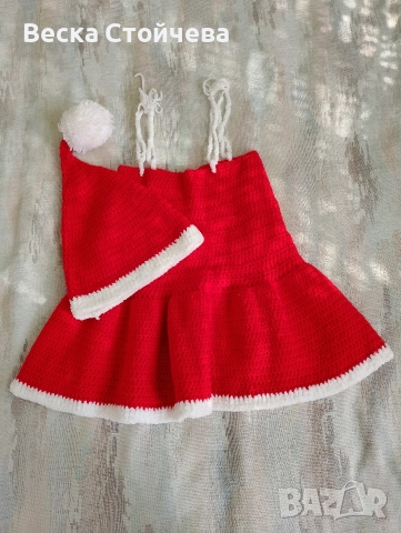 Детска плетена рокля 