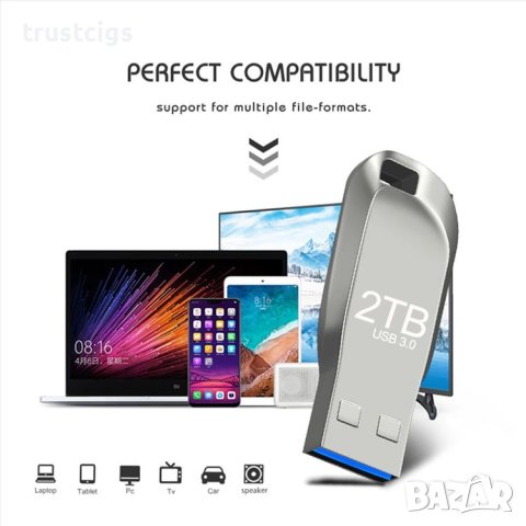 USB 3.0 флашка флаш памет 2 TB с Type-C, снимка 2 - USB Flash памети - 41875471