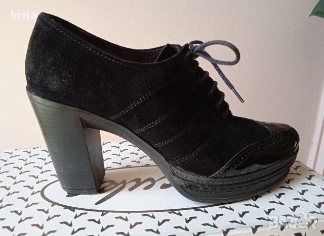 №37 Обувки Ест Велур Висок ток