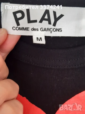 Дамска тениска PLAY Comme des garcons , снимка 6 - Тениски - 51248472