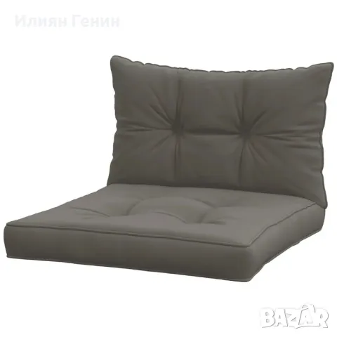 Комплект от 2 градински възглавници за седалки Outsunny, устойчиви на атмосферни влияния, с копчета, снимка 7 - Градински мебели, декорация  - 50374712