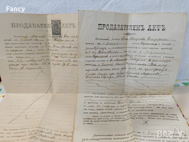 Стари документи 1894-1901 г, снимка 3 - Антикварни и старинни предмети - 52752177