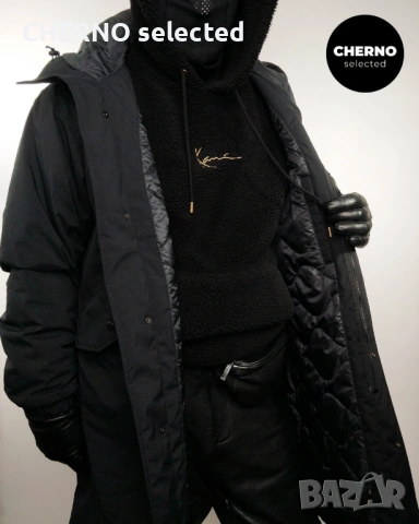 Дълго яке UNIQLO x ENGINEERED GARMENTS Pufftech Hooded Coat (HEATTECH, Relaxed Fit) – Размер XL•XXL , снимка 8 - Якета - 53135264